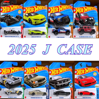2025J Original Hot Wheels Car 1/64 Diecast Mercedes AMG Porsche Toyota GR86 Nissan Leaf Nismo Ferrari SF90 Stradale Toy for Boy