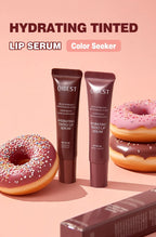 Crystal Dark Brown Mirror Water Lip Gloss Nude Lip Glaze Transparent Glass Oil Waterproof Liquid Lipstick Clear Tint Makeup