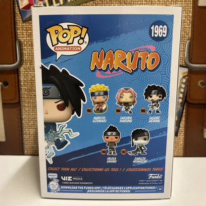 Anime Naruto Sasuke Uchiha Figure (Glow) #1969 FUNKO POP 4.5 inch Vinyl Figures Collectible Limited Edition Model Toy Gift
