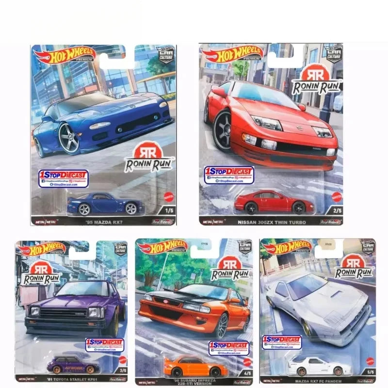 Original Hot Wheels Car Culture Race Day Kid Toy for Boy Premium Vehicle 1/64 Diecast Benz 500 Ford Capri Porsche 935 Collection