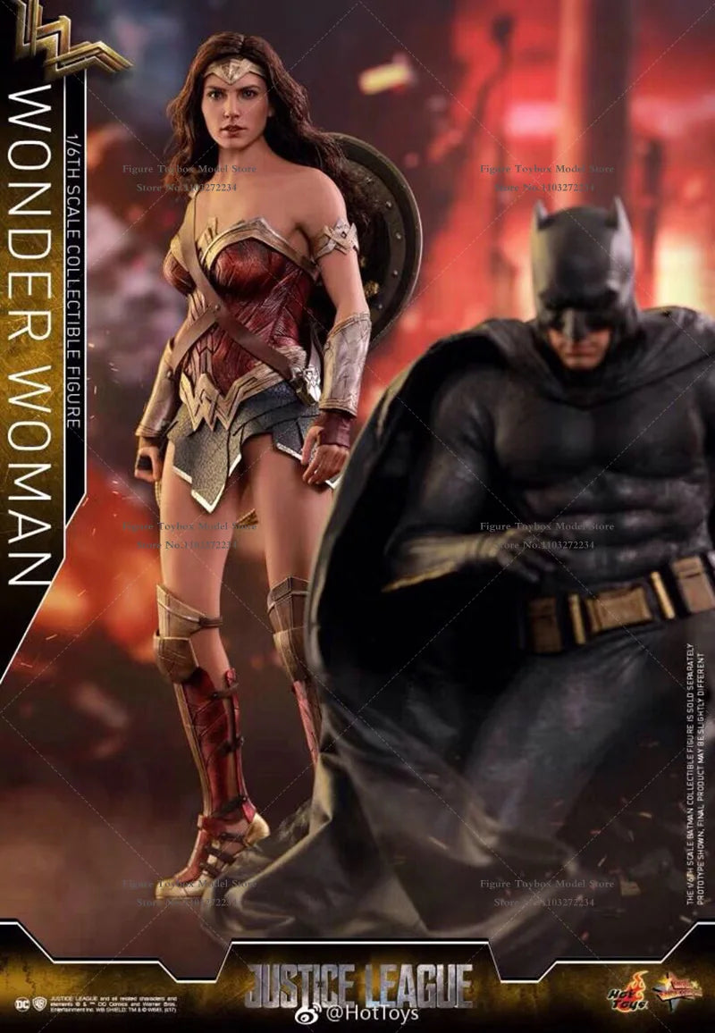 HotToys HT 1/6 MMS451 Collectible Wonder Woman 3.0 Delicate Action Figure Justice League Movie Original Mini 12" Full Set Doll