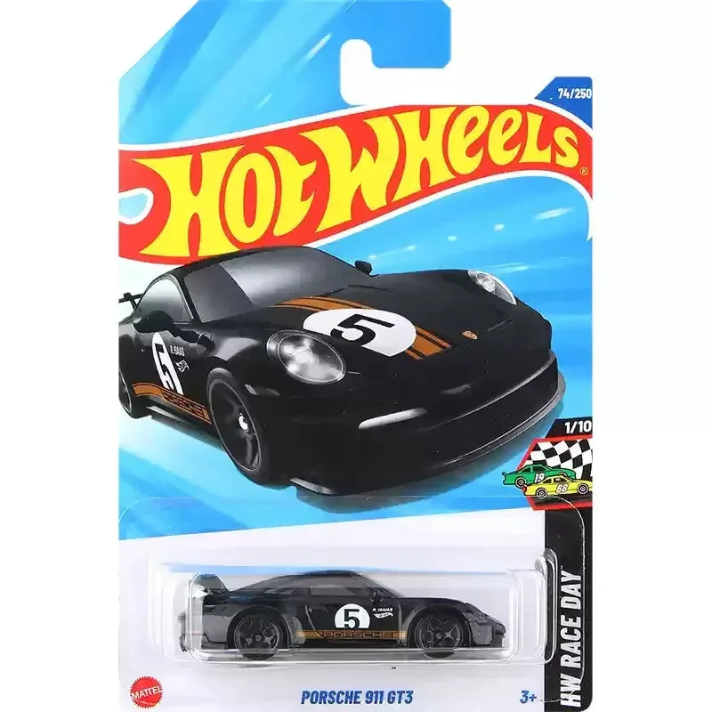 Original Hot Wheels Car Porsche 911 GT3 RS Toy for Boy 1/64 Diecast Vehicles Alloy Model Juguetes Collection Birthday Gift 2025L