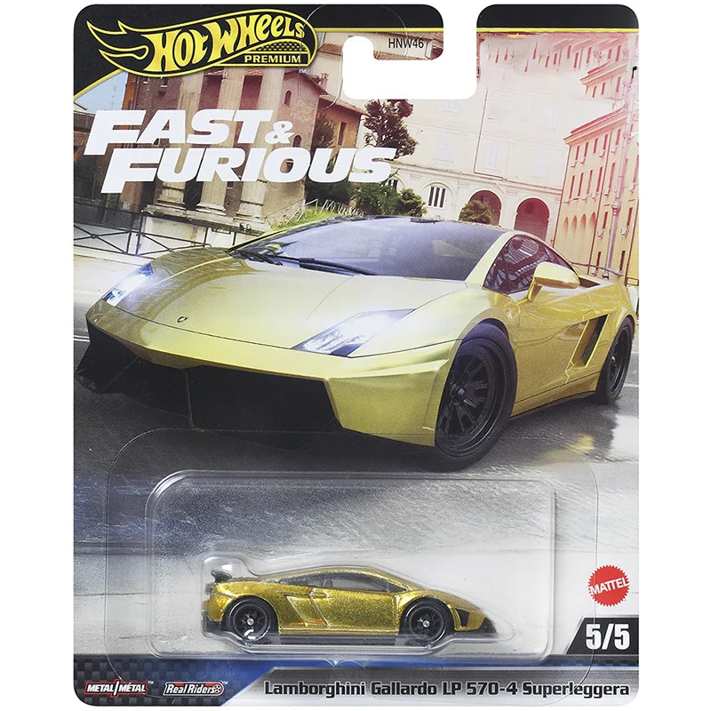 Latest Hot Wheels 2025 Fast & Furious Premium M Case Toyota Porsche Lamborghini 1:64 Die-Cast Vehicle Model Cars Factory Sealed