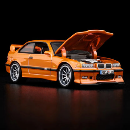 New Hot Wheels Collectors RLC Exclusive Rare 1995 BMW M3 Ltw 1:64 Scale Bright Orange Model Cars
