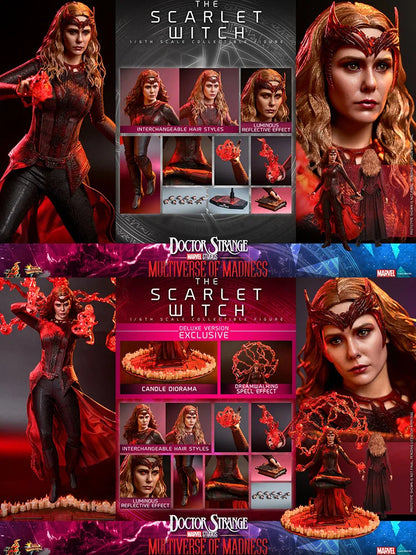 HOTTOYS HT MMS652 MMS653 Collection 1/6 The Scarlet Witch Action Figure Doctor Strange 2 Movie Delicate 12" Full Set Soldier