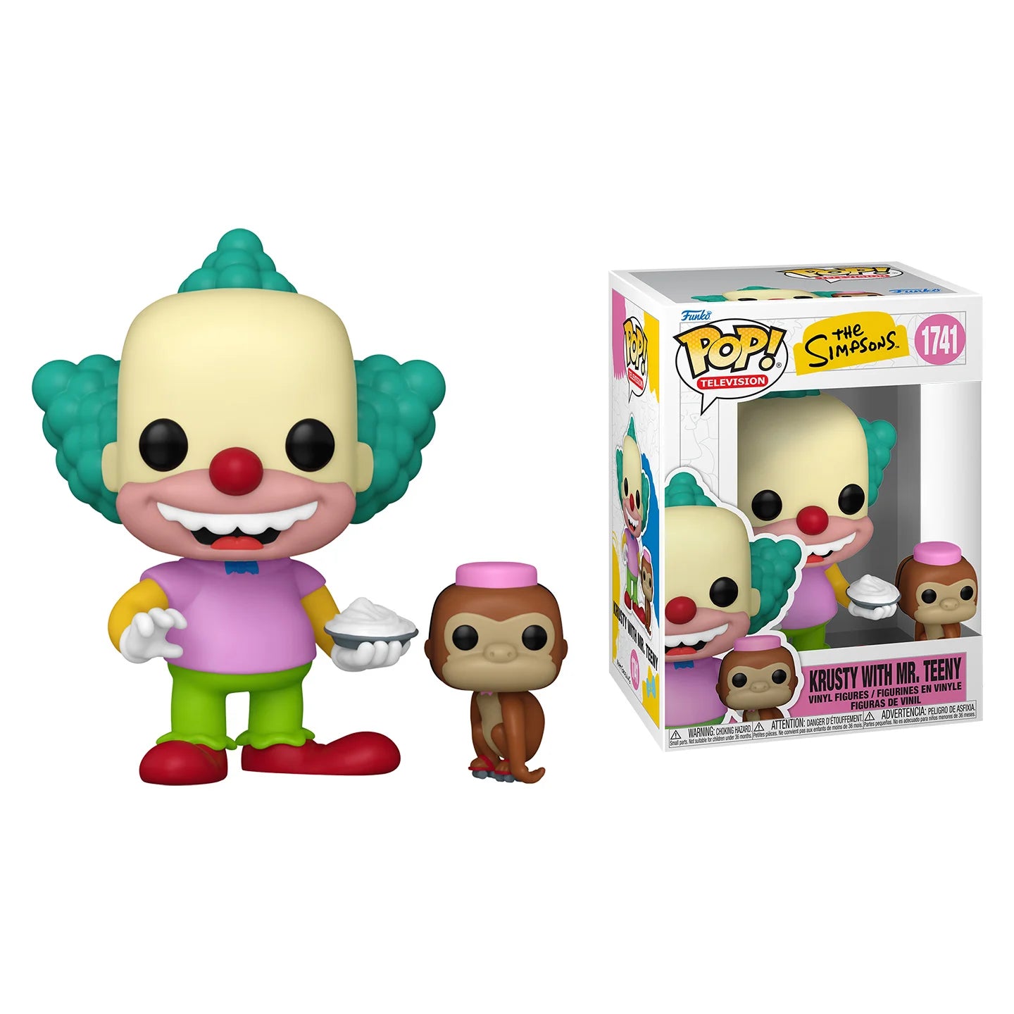 The Simpsons Anime Figure Lisa with Snowball II Buddy Krusty with Mr. Teeny FUNKO POP Collectible Limited Edition Model Toy Gift