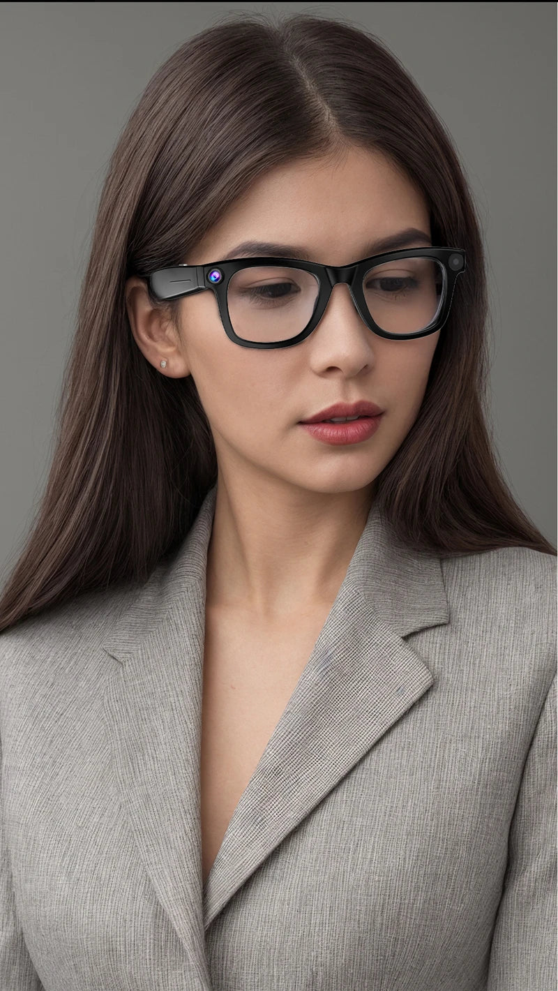 Xiaomi Mijia Smart AI Glasses 800W pixel AI Shooting Camera HD Photo Video Voice Call Translation Waterproof Bluetooth Glasses