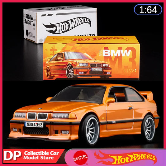 New Hot Wheels Collectors RLC Exclusive Rare 1995 BMW M3 Ltw 1:64 Scale Bright Orange Model Cars