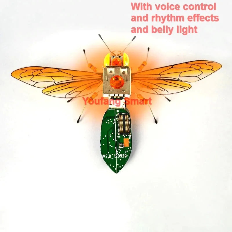 STEAM DIY Robotic Insects Science Invention Electronic Animal for School Competition Non-soldered DIY Kit Stem Toys Robot Animal