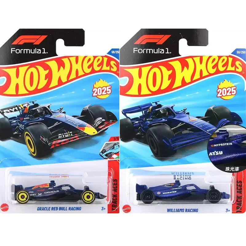 2025E Original Hot Wheels Car Williams Racing 1 Toy for Boy 1/64 Diecast Vehicle Alloy Model Collection Track Aces Birthday Gift