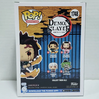 Demon Slayer Anime Figure Tanjiro Kamado(Sun Breathing)#1748 Funko Pop 4.55in Vinyl Figure Collectible Limited Edition Toy Gift
