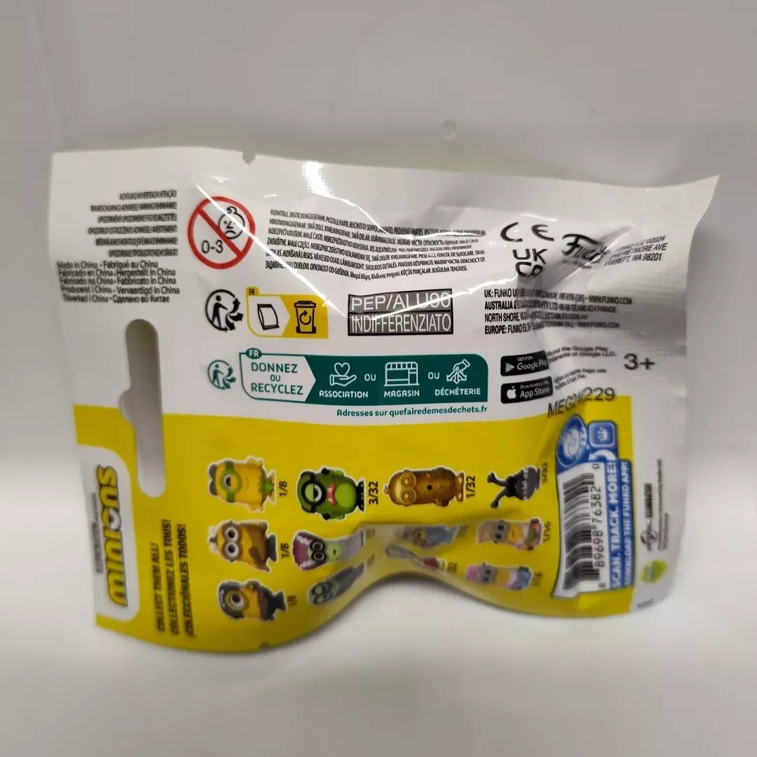 Funko Pop Figure Mystery Bitty Minions MiNi Figure Blind box 0.9 inch Figurine Collectible Limited Edition Children's Toy Gift