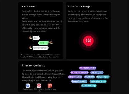HUAWEI Eyewear 3th Gen Smart Glasses Original  Open Acoustic Design | Comfort Fit | Durable Battery Life