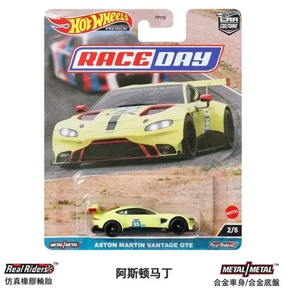 Original Hot Wheels Car Culture Race Day Kid Toy for Boy Premium Vehicle 1/64 Diecast Audi R8 Ford Capri Porsche 935 Collection