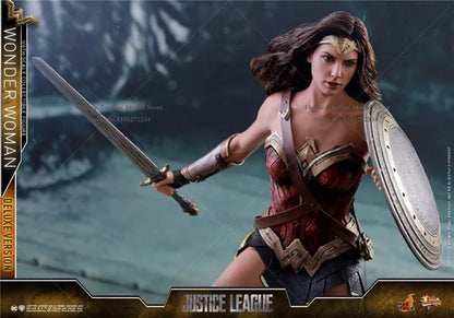 HotToys HT 1/6 MMS451 Collectible Wonder Woman 3.0 Delicate Action Figure Justice League Movie Original Mini 12" Full Set Doll