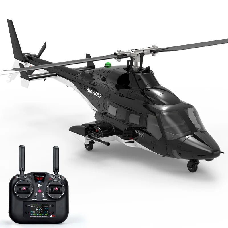 Yuxiang F02s Flying Wolf Armed Helicopter Rc Remote Control Aircraft Gps Positioning Automatic Return 1:34 Aircraft Model