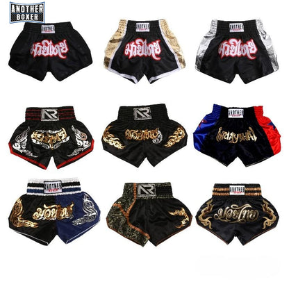 Boxing Shorts for Men Women Children, High Grade Muay Thai Man, Black BJJ Shorts, ONE Championship Quick-Dry Training MMA Pants