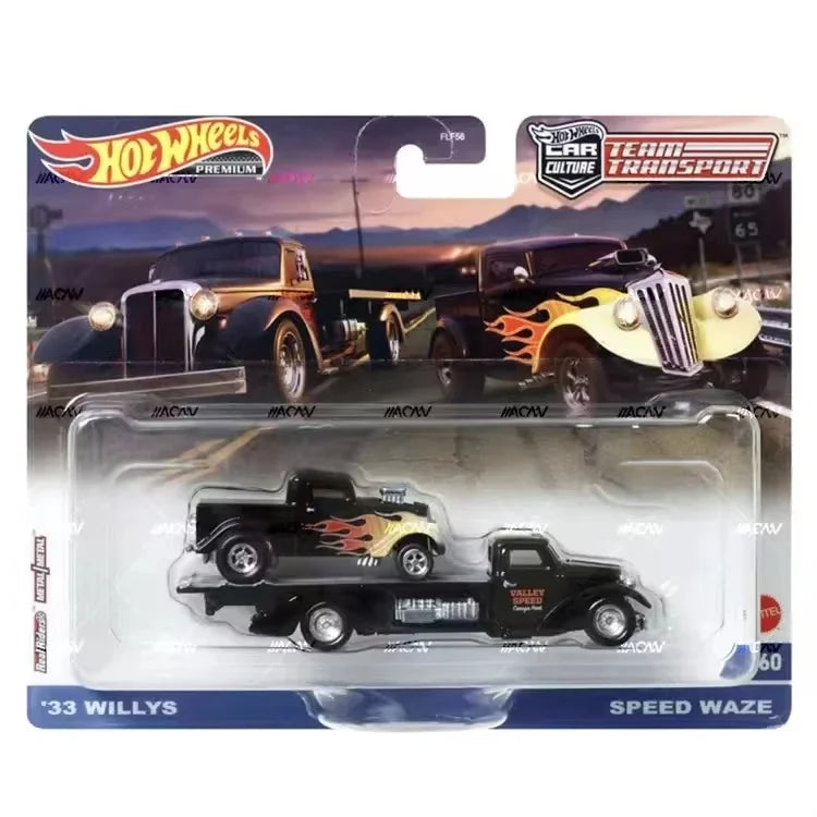 Hot Wheels Car Model Hxd63 Car Culture Fast & Furious Alloy Hw Car Model Garden Avenue Iron Bottom Rubber Tire Custom Gift Toys