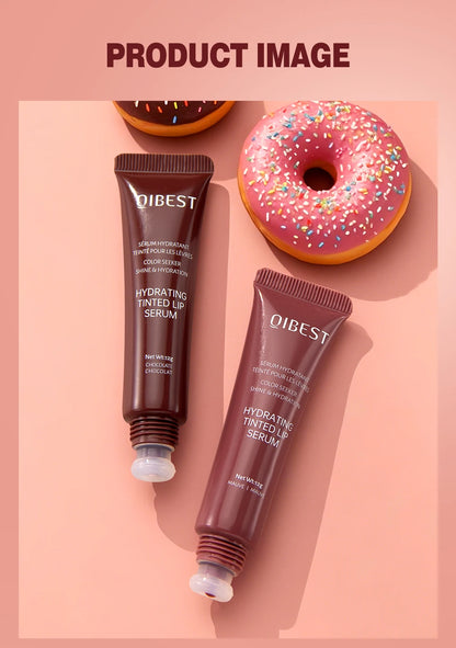 Nude Brown Plumping Lip Gloss Moisturising Colored Lip Oil Transparent Fullness Lips Tint Soft Tube Make Up Beauty Lips Care 12g