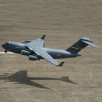 Xfly 40mm C17 Transport Aircraft Four Engine Jet Ducted Model Aircraft Rc Plane Electric Model Aircraft Assembly Fixed Wing