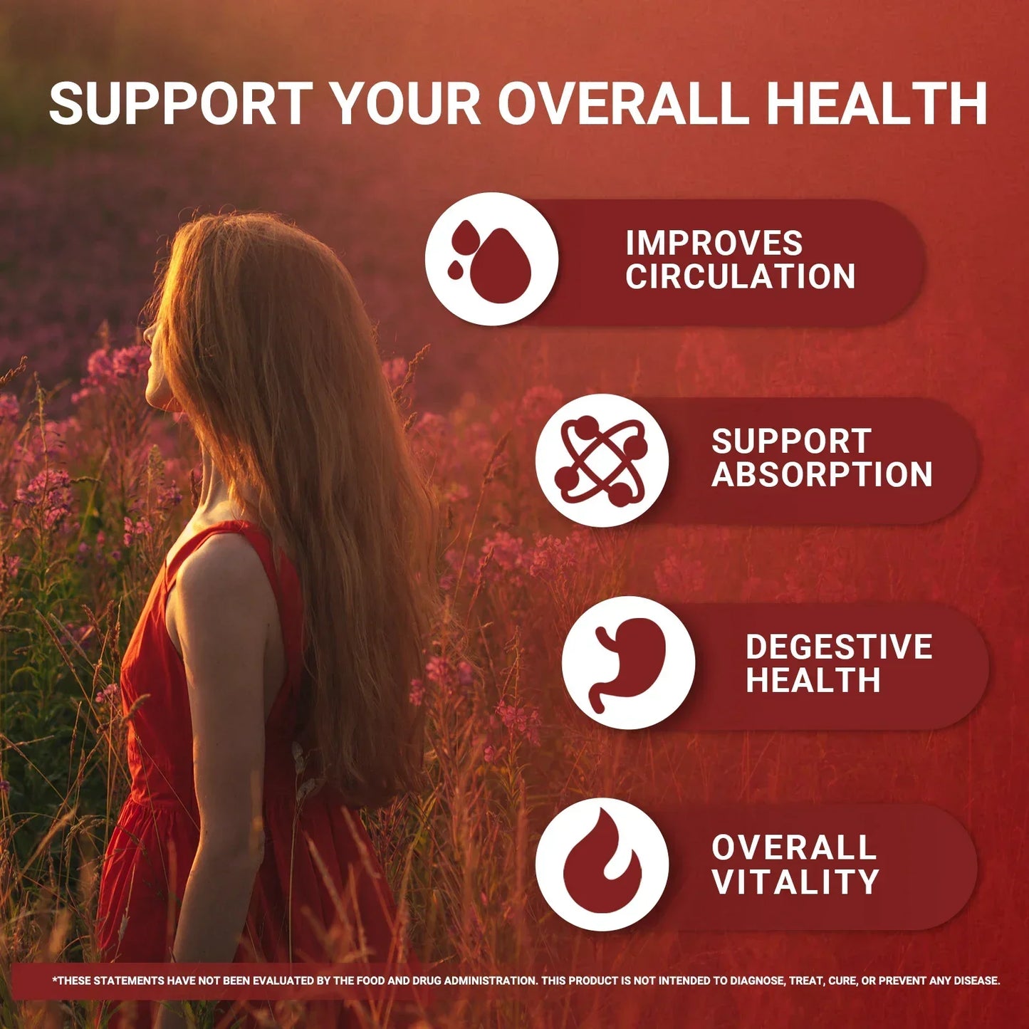 60ml Cayenne Pepper Drops - Heart Health, Immunity, Improves Digestion - Gluten-free, Non-GMO