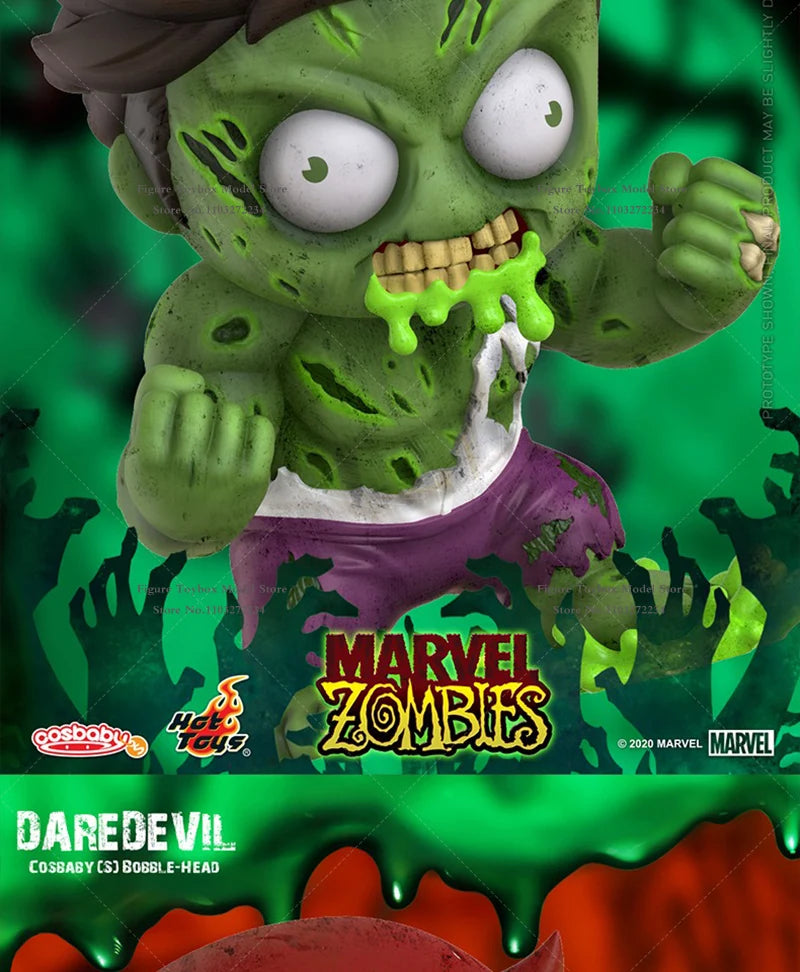 HotToys Marvel Zombie IronMan Captain American Deadpool Wolverine Hulk Doctor Strange Daredevil Magneto Mini Figurine Model