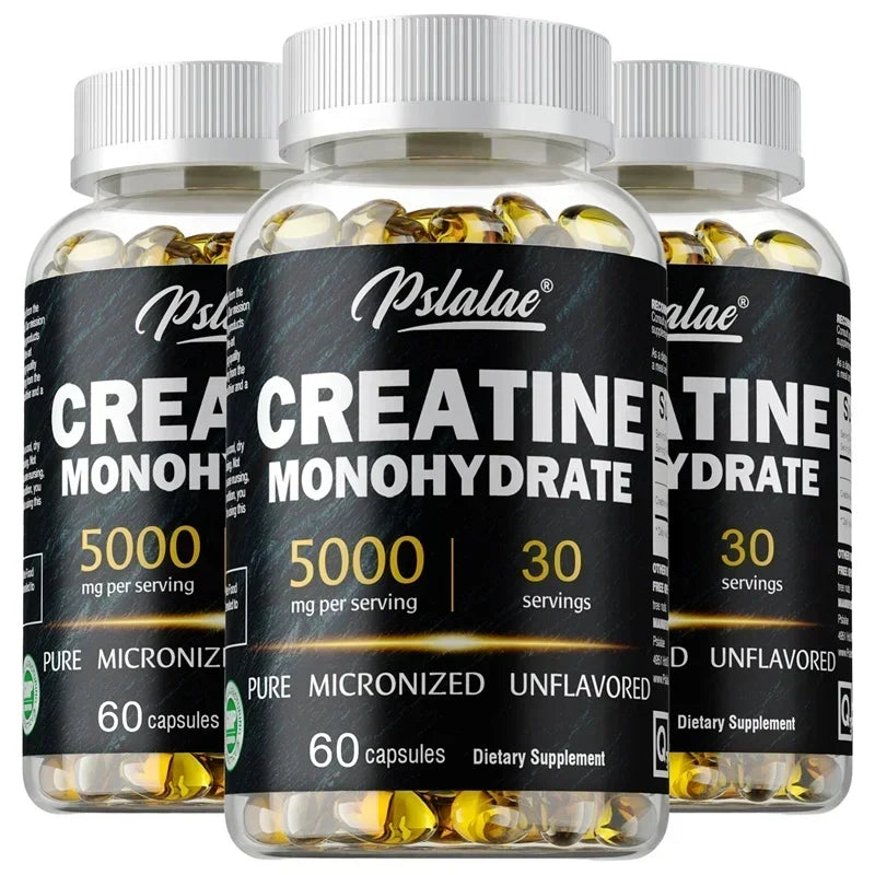 Creatine Monohydrate Supplement - To Help Build Muscle, Enhance Energy and Performance
