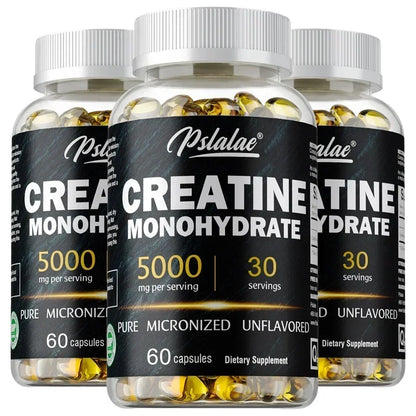 Creatine Monohydrate Supplement - To Help Build Muscle, Enhance Energy and Performance