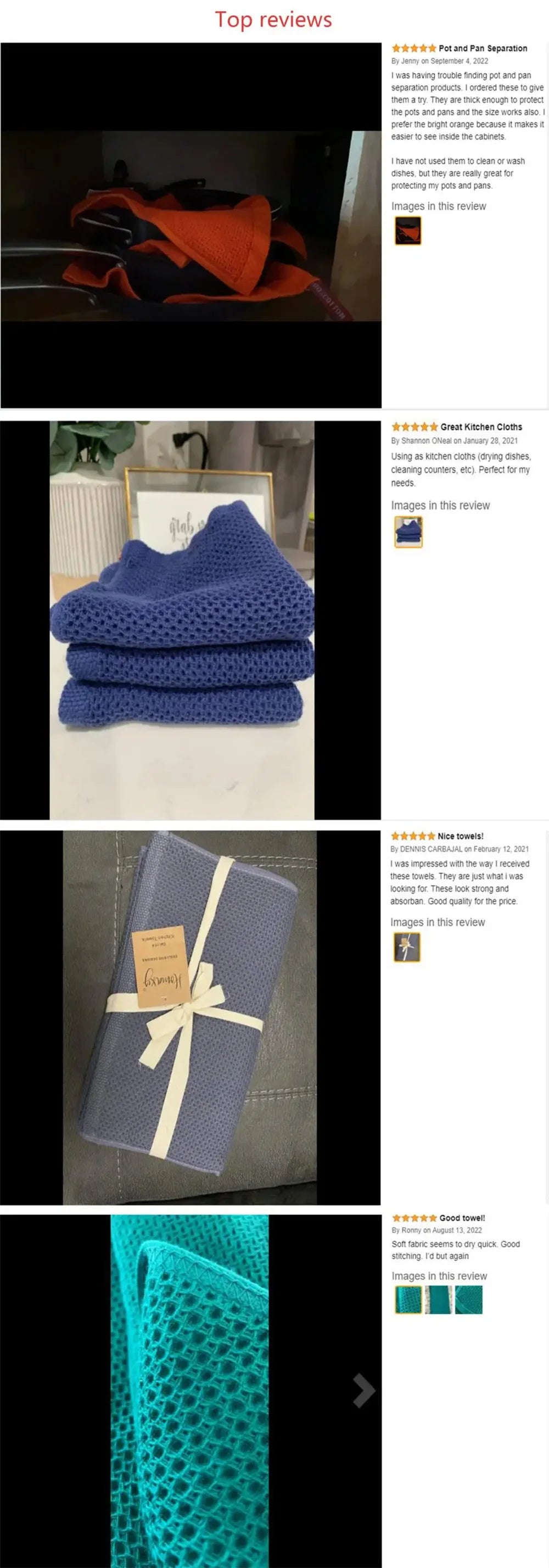 Olanly Cotton Towel Soft Absorbent Dishcloth Kitchen Dish Towels Honeycomb Breathable Face Wash Towel Household Clean Wash Cloth