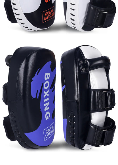 1PCS PU Leather Boxing Target Hand Foot Kicking Pad Bag for Muay Thai Taekwondo MMA Martial Arts Training Fitness Equipment