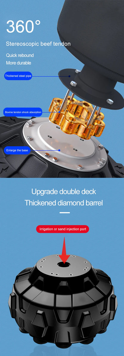 Adult Vertical Sandbag Reaction Target PU Material Punching Bags Rotating Dodge Training Equipment for Boxing and Martial Arts