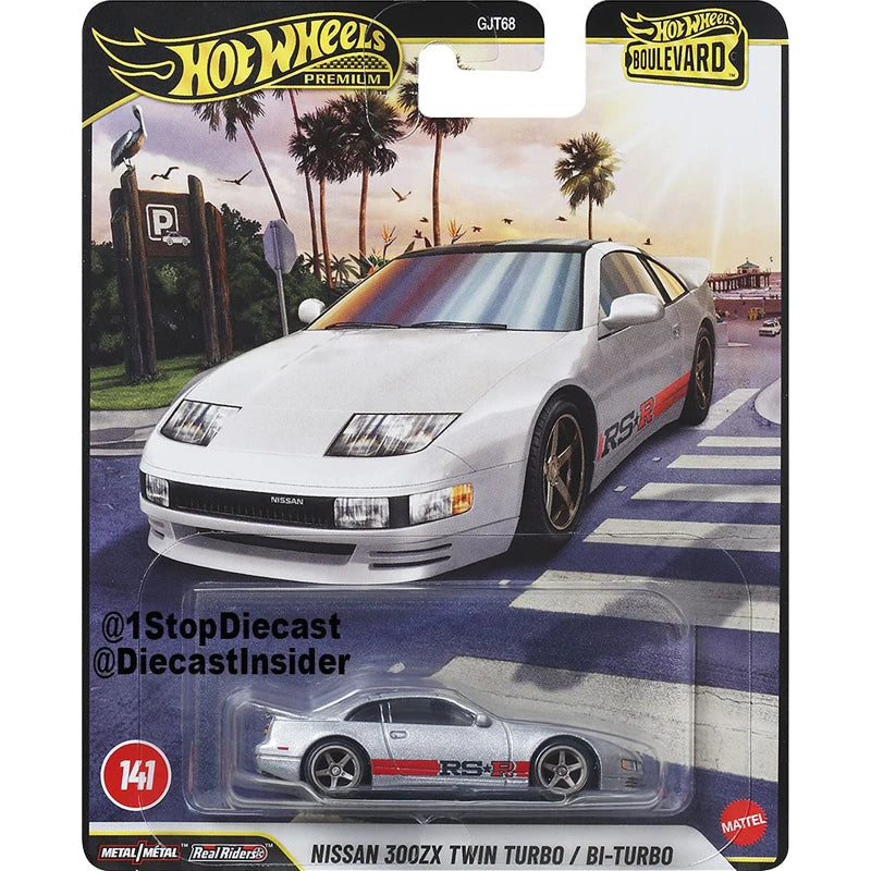 2026 Brand New Hot Wheels Premium Boulevard Mix1 (F) Case,Nissan 300ZX/BMW M3 GTR/Pontiac/Toyota/Dodge 1:64 Scale Diecast Cars