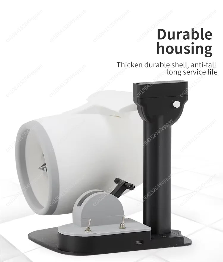 USB Humidifier Fan with LED Lights, Airplane Engine Design, High-Power Desktop Cooler & Decorative Gadget