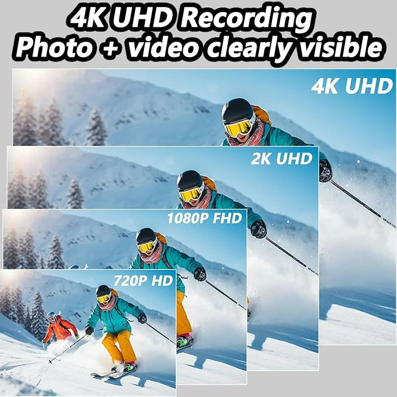 Mini Body Camera Small Body Camera 360° Rotatable Clip & Magnetic Lanyard Easy to use for Recording Life Traveling and Pet Walks