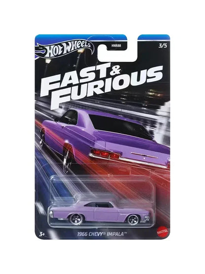 Original Hot Wheels Car Fast & Furious Toys for Boy 1/64 Diecast Vehicle Nissan 350Z Porsche 911 GT3 RS Chevy Impala Tomaso Gift
