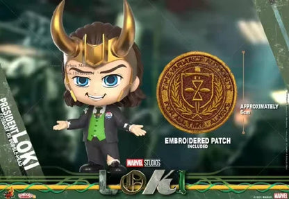 Limited Hot Toys COSBABY Mini Collectible Action Figure COSB874 COSB875 TVA Uniform President Loki Cosplay Model Fans Toys