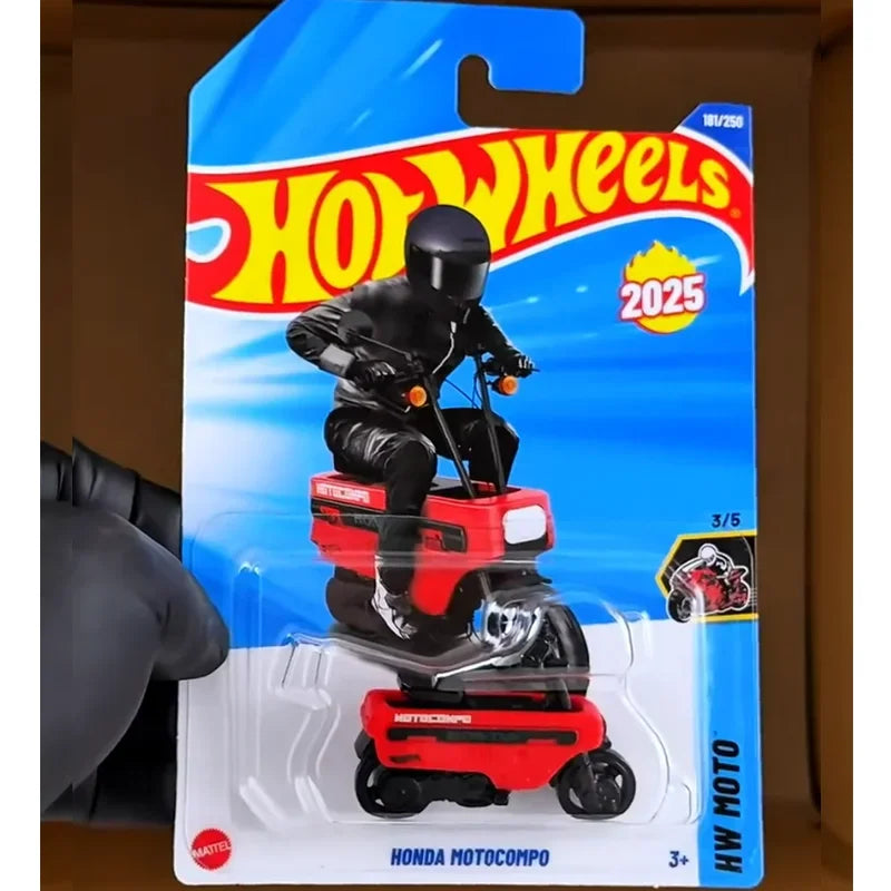 2025J Original Hot Wheels Car 1/64 Diecast Mercedes AMG Porsche Toyota GR86 Nissan Leaf Nismo Ferrari SF90 Stradale Toy for Boy