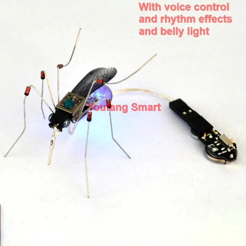STEAM DIY Robotic Insects Science Invention Electronic Animal for School Competition Non-soldered DIY Kit Stem Toys Robot Animal