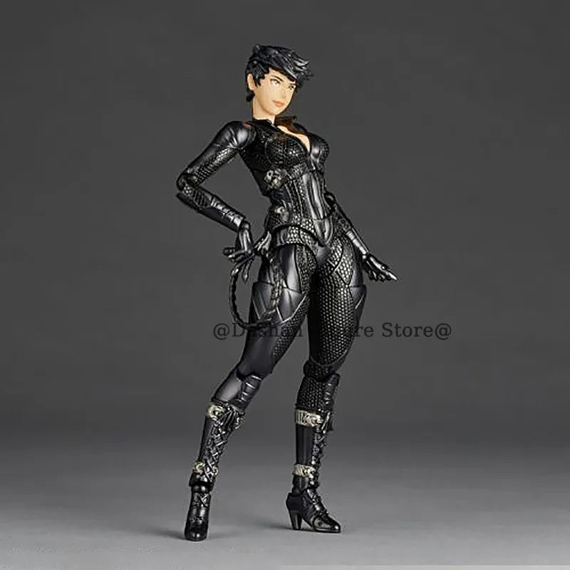 Amazing Yamaguchi Catwoman Selina Kyle Action Figure Kaiyodo Revoltech Figures Collection 15cm Comic The Cat Woman Model Toys