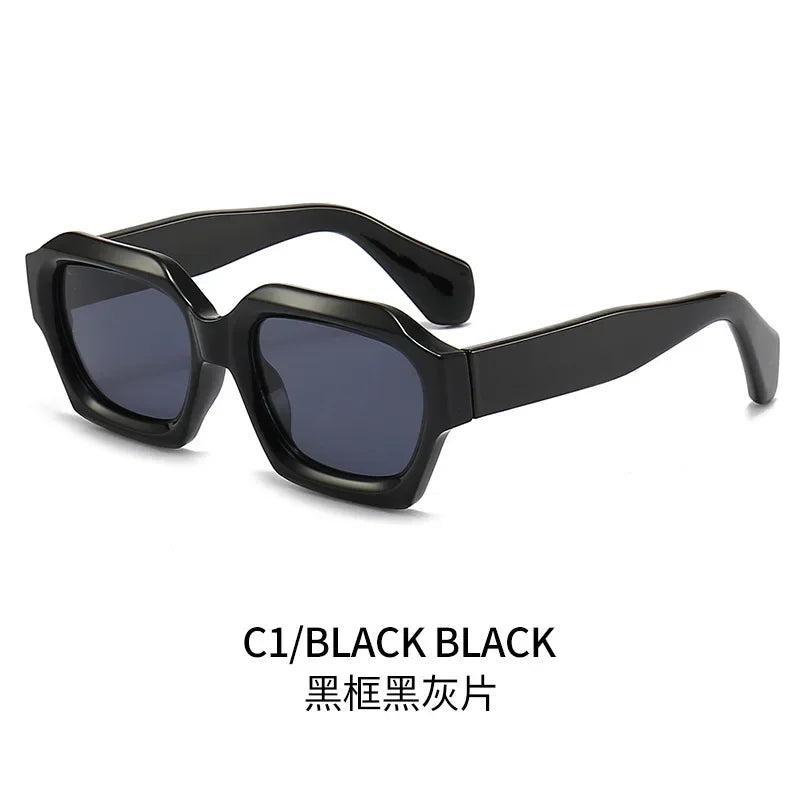 Fashion Square Sunglasses New Woman Luxury Brand Small Rectangle Sun Glasses Female Gradient Eyewear UV400 Oculos De Sol