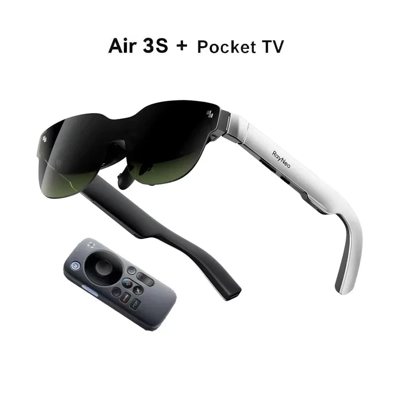 Rayneo Air 3S 3Rd Generation Pocket Tv Smart Ar Glasses Hd Large Screen for Gaming Movie Audiovisual Experience Whisper Mode