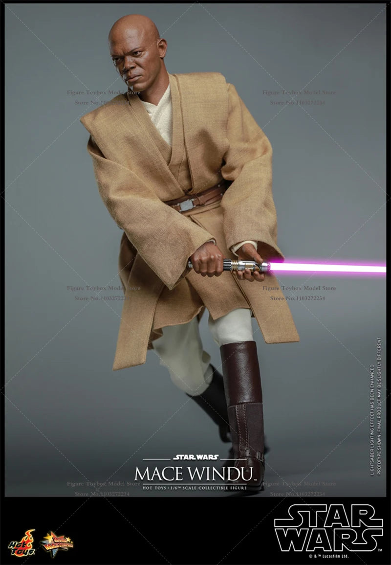 HOTTOYS HT  MMS681 1/6 Mace WinduTM Collectible Figure Star Wars Episode II Attack of the Clones 12" Full Set Male Soldier