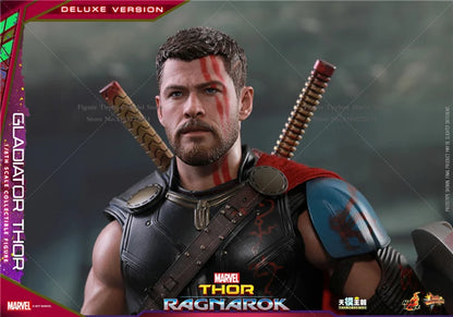 HT HotToys MMS445 Luxury Edition 1/6 Collectible Gladiator Thor3.0 Action Figure Thor：Ragnarok Marvel Original 12" Full Set Doll