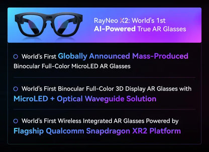 Brand New TCL RayNeo X2 AR Glasses(Overseas Version) in stock!!!