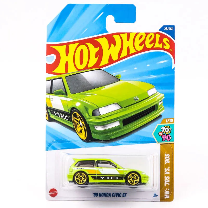 2025K Original Hot Wheels Car Boys Toys 1/64 Diecast Vehicle Batmobile Honda Civic Alfa Romeo Ferrari F40 Audi Ford Mustang Gift