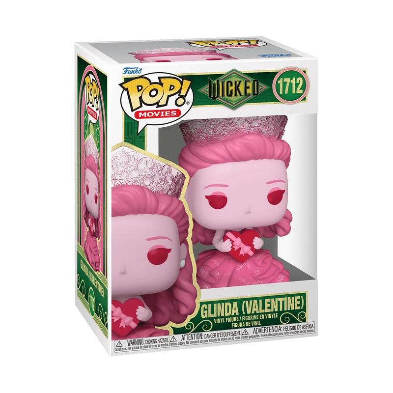 Funko Pop Wicked Figure Elphaba Glinda Valentine #1711 1712 4.65 inches tall Figures Collectible Limited Edition Model Toy Gift
