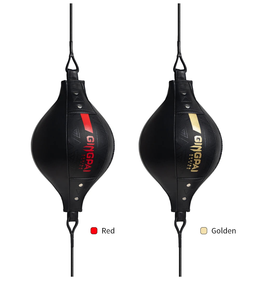 High Quality Fight Boxing Training Punching Bag Fitness Muay Thai Reaction Speed Ball Pear Inflatable Boxing Bag Equipment