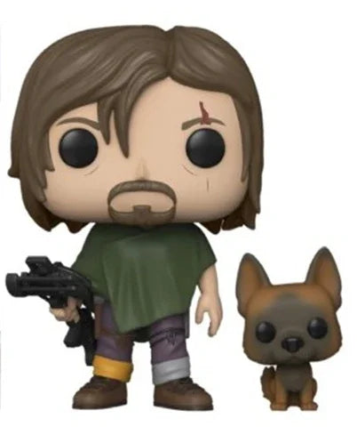 2024 New Funko Pop! The Walking Dead Daryl With Dog #1182 Collection Action Figure Doll Toys Vinyl Pop Model Toys Kids Gift