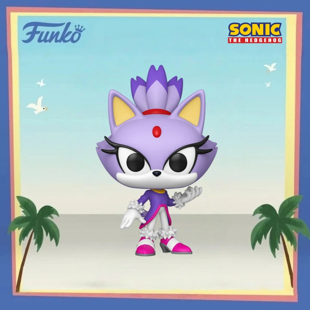 FUNKO POP Blaze the Cat Figure 1116 Collectible Limited Edition Sonic The Hedgehog 5 inch Vinyl Figure Decoration Toy Gift