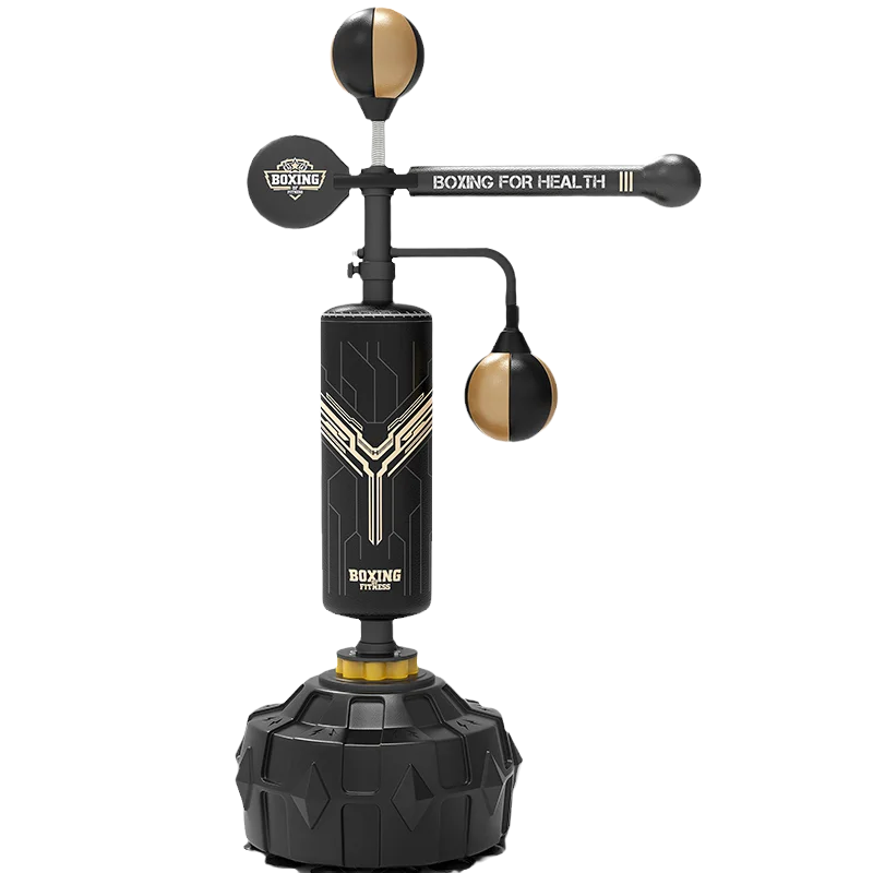 Adult Floor Standing Punching Bag Boxing Column Speed Ball 360 Degree Swing Bar Punchng Sport Sand Bag